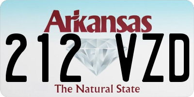AR license plate 212VZD