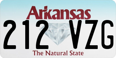 AR license plate 212VZG