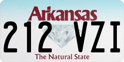 AR license plate 212VZI