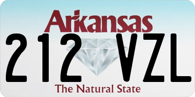 AR license plate 212VZL