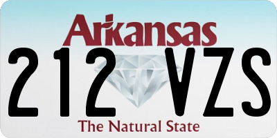 AR license plate 212VZS