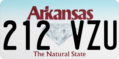 AR license plate 212VZU