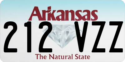 AR license plate 212VZZ