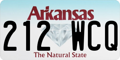 AR license plate 212WCQ