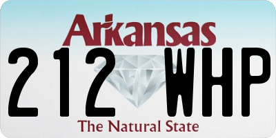 AR license plate 212WHP