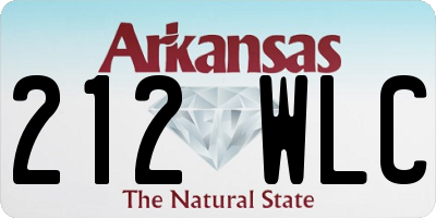 AR license plate 212WLC