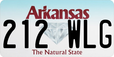 AR license plate 212WLG