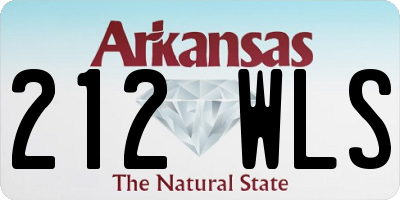 AR license plate 212WLS