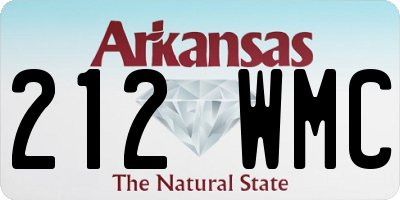 AR license plate 212WMC
