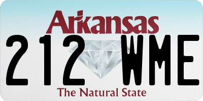 AR license plate 212WME