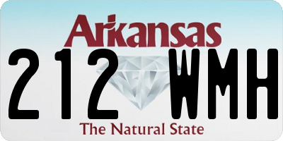 AR license plate 212WMH