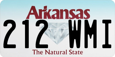 AR license plate 212WMI
