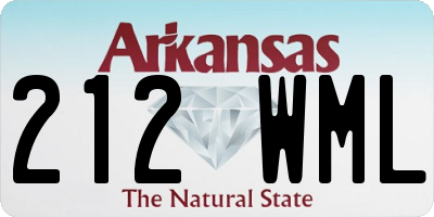 AR license plate 212WML