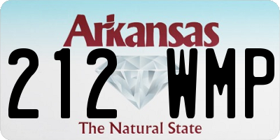 AR license plate 212WMP