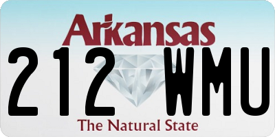 AR license plate 212WMU