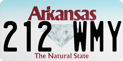 AR license plate 212WMY