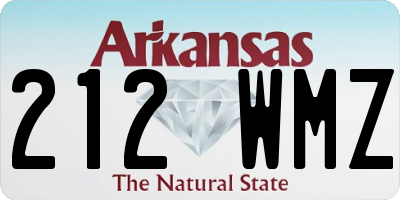 AR license plate 212WMZ