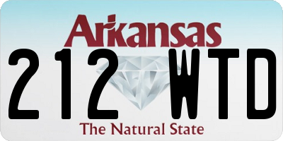 AR license plate 212WTD
