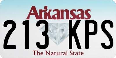 AR license plate 213KPS