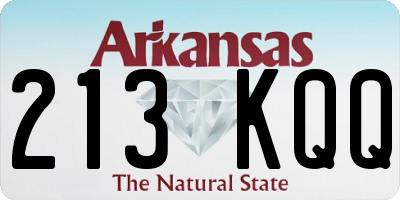 AR license plate 213KQQ