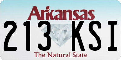 AR license plate 213KSI