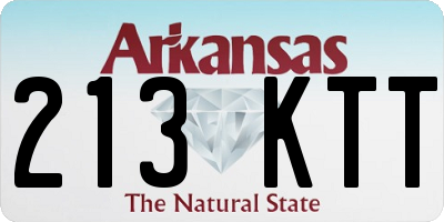 AR license plate 213KTT