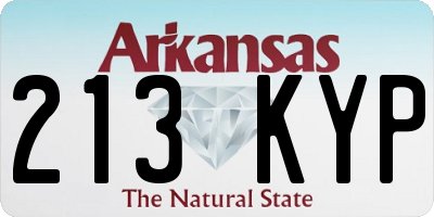 AR license plate 213KYP