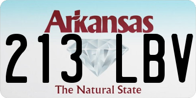 AR license plate 213LBV