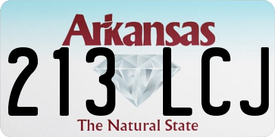 AR license plate 213LCJ