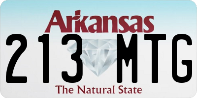 AR license plate 213MTG
