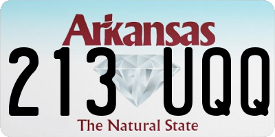 AR license plate 213UQQ