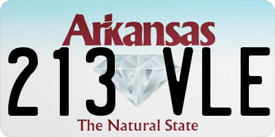 AR license plate 213VLE