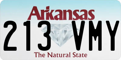AR license plate 213VMY