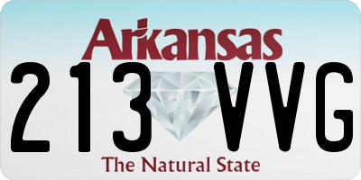 AR license plate 213VVG