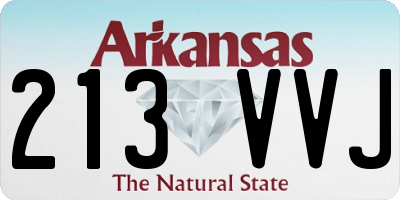 AR license plate 213VVJ