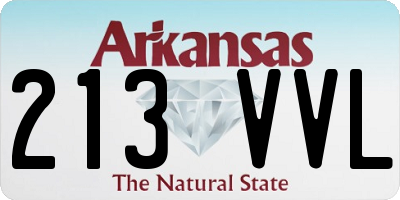 AR license plate 213VVL
