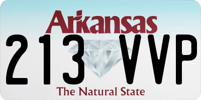 AR license plate 213VVP