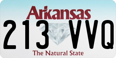 AR license plate 213VVQ