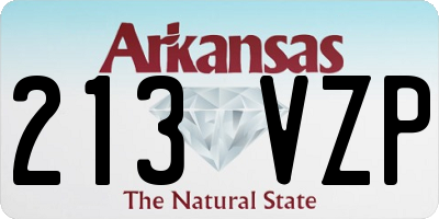 AR license plate 213VZP
