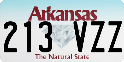 AR license plate 213VZZ