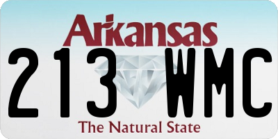 AR license plate 213WMC