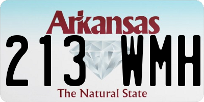 AR license plate 213WMH