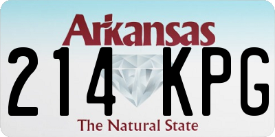 AR license plate 214KPG