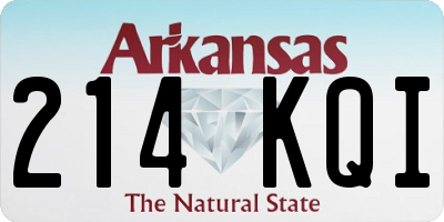 AR license plate 214KQI