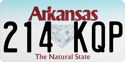 AR license plate 214KQP