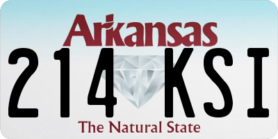 AR license plate 214KSI