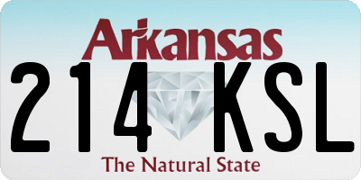 AR license plate 214KSL