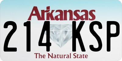 AR license plate 214KSP