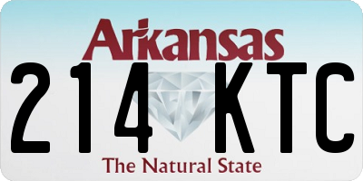 AR license plate 214KTC