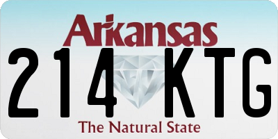 AR license plate 214KTG